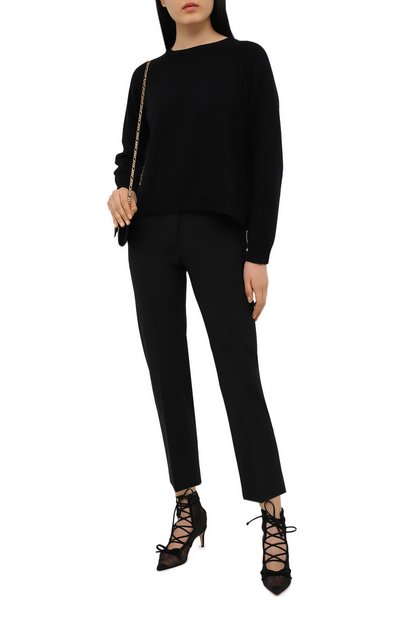 Текстильные ботильоны bootie REDVALENTINO черного цвета по цене 59950 руб., арт. VQ2S0E63/JUY, фото 2 Текстильные ботильоны bootie REDVALENTINO, арт. VQ2S0E63/JUY, фото 2