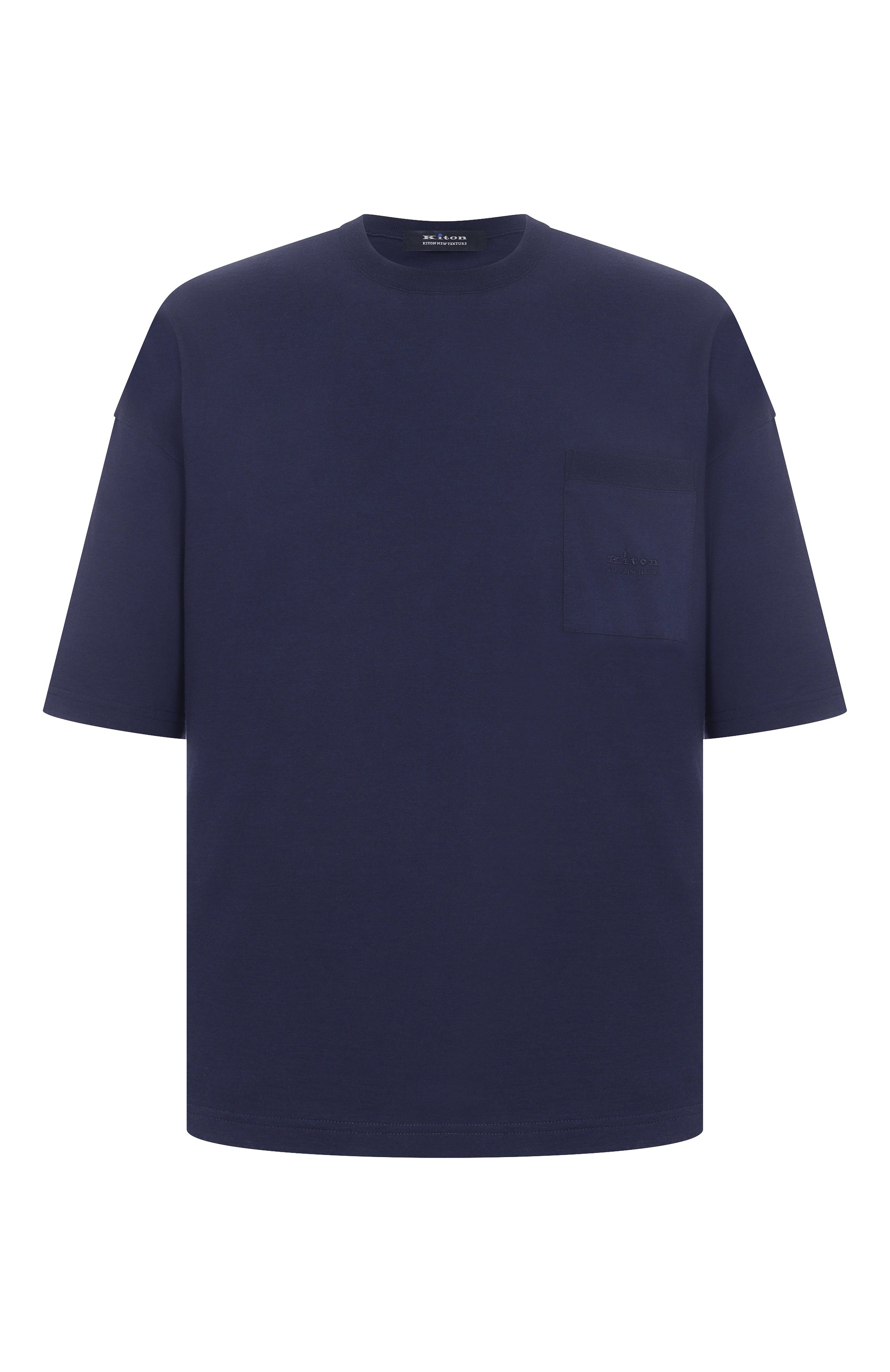 Футболка из хлопка и шелка KITON, арт. UMM062901, фото 1