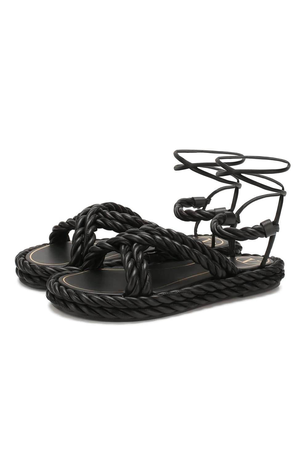 Кожаные сандалии the rope VALENTINO, арт. TW0S0Y14/GWJ, фото 1
