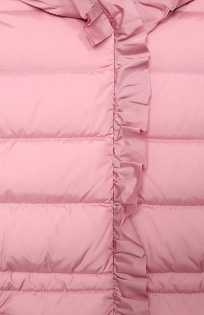 Пуховое пальто MONCLER светло-розового цвета по цене 88450 руб., арт. F2-954-1C508-10-54155/12-14A, фото 3 Пуховое пальто MONCLER, арт. F2-954-1C508-10-54155/12-14A, фото 3
