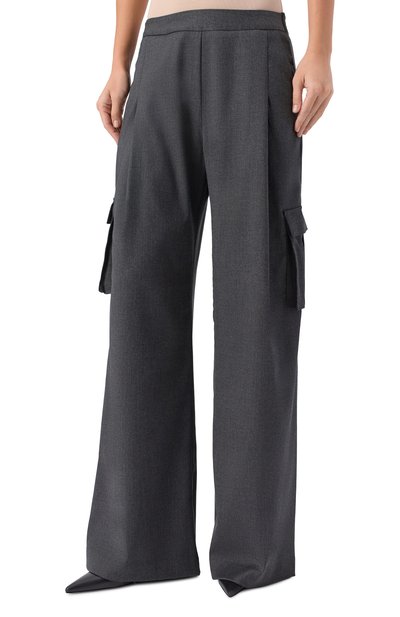 Брюки-карго из шерсти и вискозы ERMANNO SCERVINO, арт. D474P306JWR, фото 3