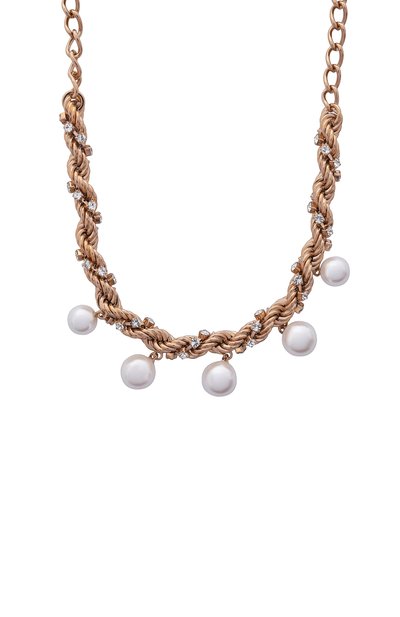 Колье MARNI золотого цвета по цене 86400 руб., арт. C0MV0564A0/P6525, фото 3 Колье MARNI, арт. C0MV0564A0/P6525, фото 3