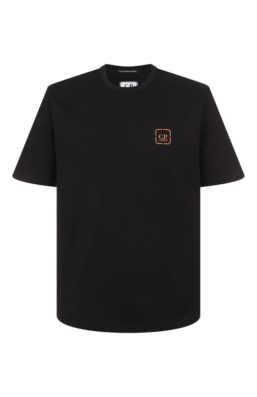 Хлопковая футболка C.P. Company 19CLTS054A006370W Чёрный 19CLTS054A006370W