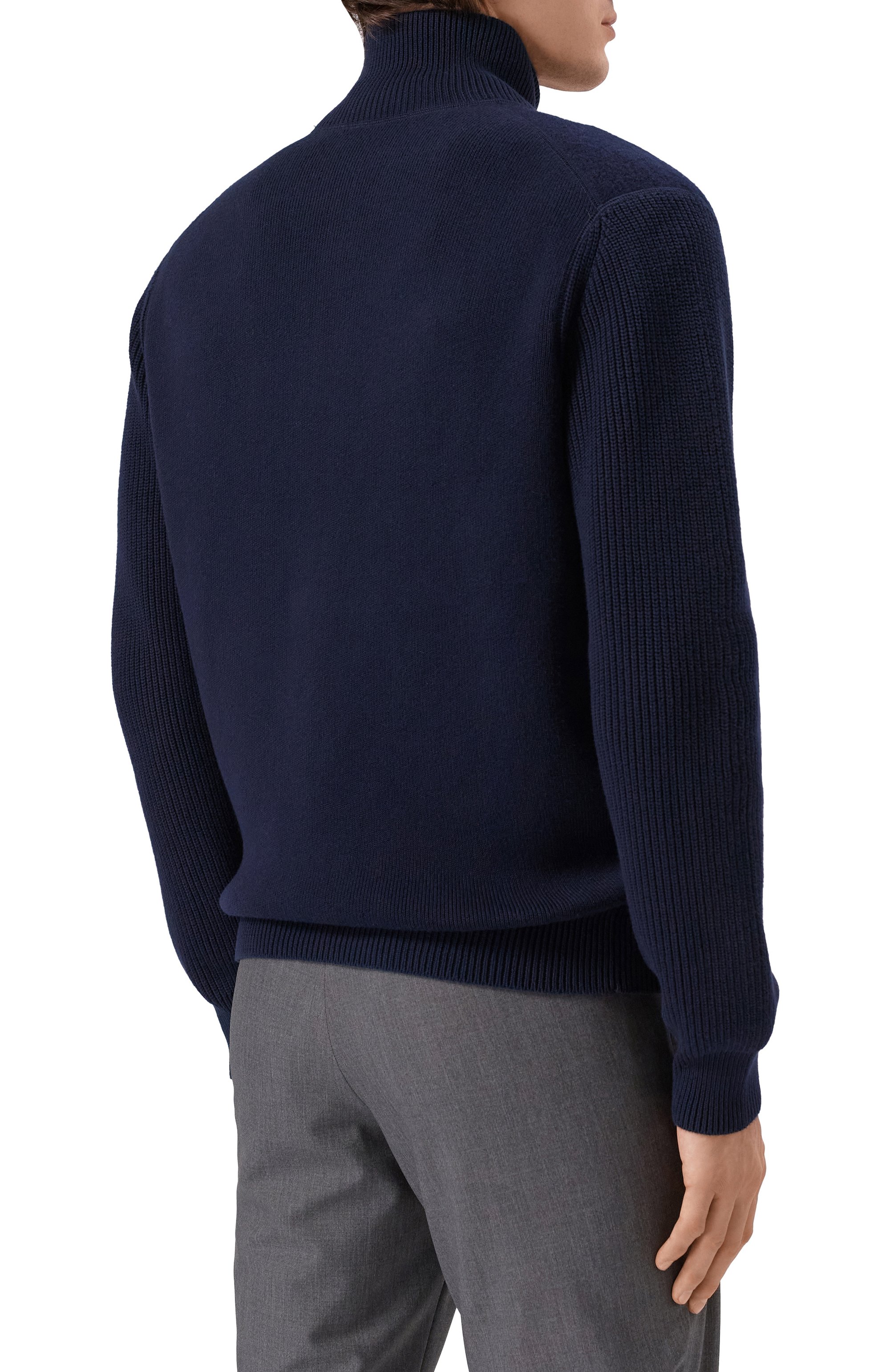 Кардиган из хлопка и шерсти BOSS, арт. 50526839, фото 4