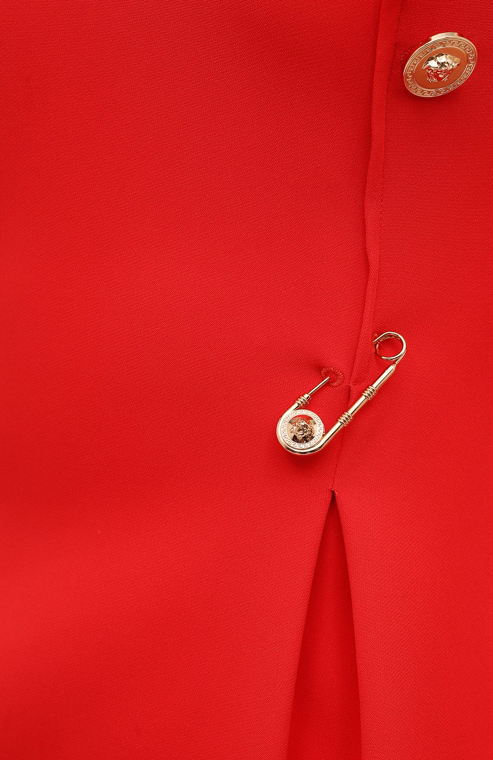 Платье из вискозы VERSACE красного цвета по цене 139000 руб., арт. A87297/A208429, фото 5 Платье из вискозы VERSACE, арт. A87297/A208429, фото 5