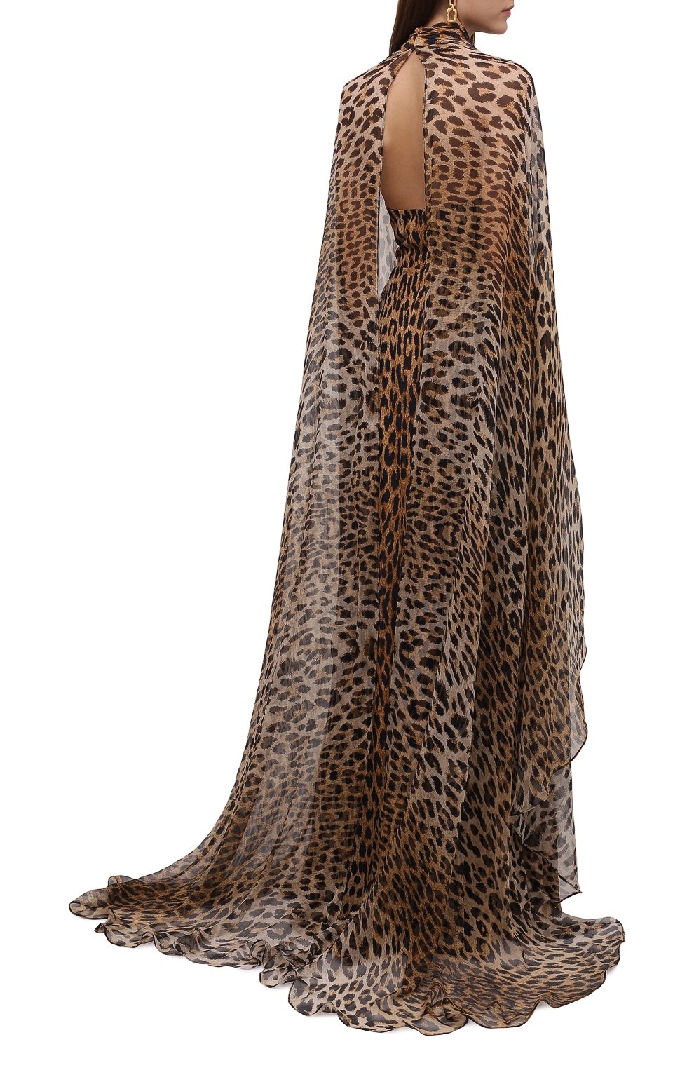 Платье из шелка и вискозы ELIE SAAB, арт. 12343, фото 4