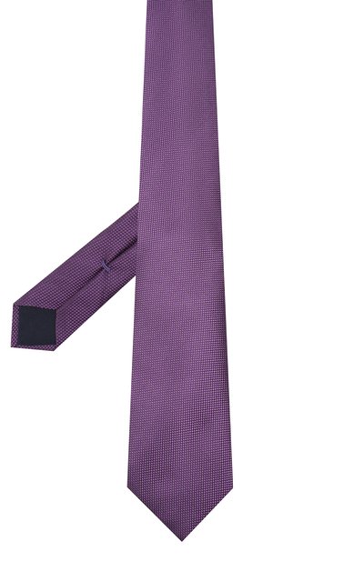 Шелковый галстук CORNELIANI фиолетового цвета по цене 9675 руб., арт. 83U302-9120308/00, фото 2 Шелковый галстук CORNELIANI, арт. 83U302-9120308/00, фото 2