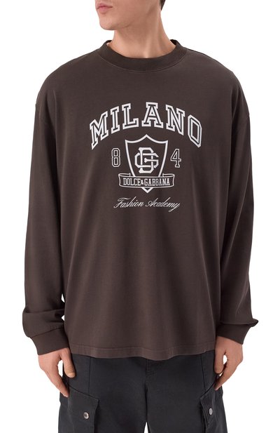 Хлопковый свитшот DOLCE & GABBANA, арт. G8SY0T/G7PLR, фото 3