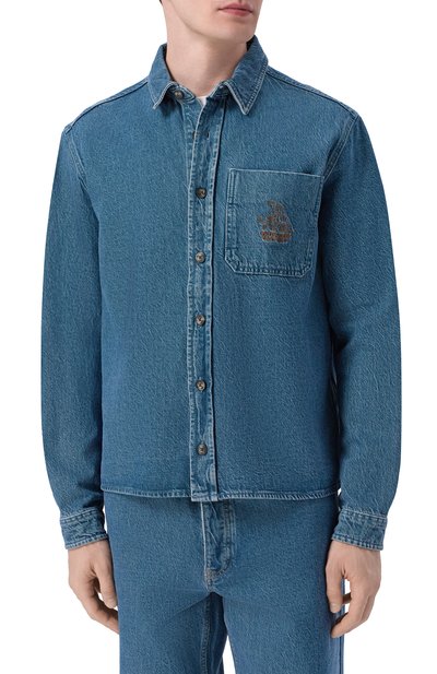 Джинсовая рубашка TRUSSARDI, арт. 54038100024N, фото 3
