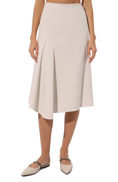 Хлопковая юбка BRUNELLO CUCINELLI, арт. MP126G3639, фото 3