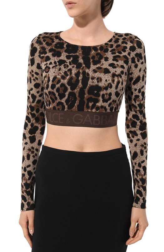 Топ Dolce & Gabbana F778LT/FJGAS Леопардовый  F778LT/FJGAS Фото 3