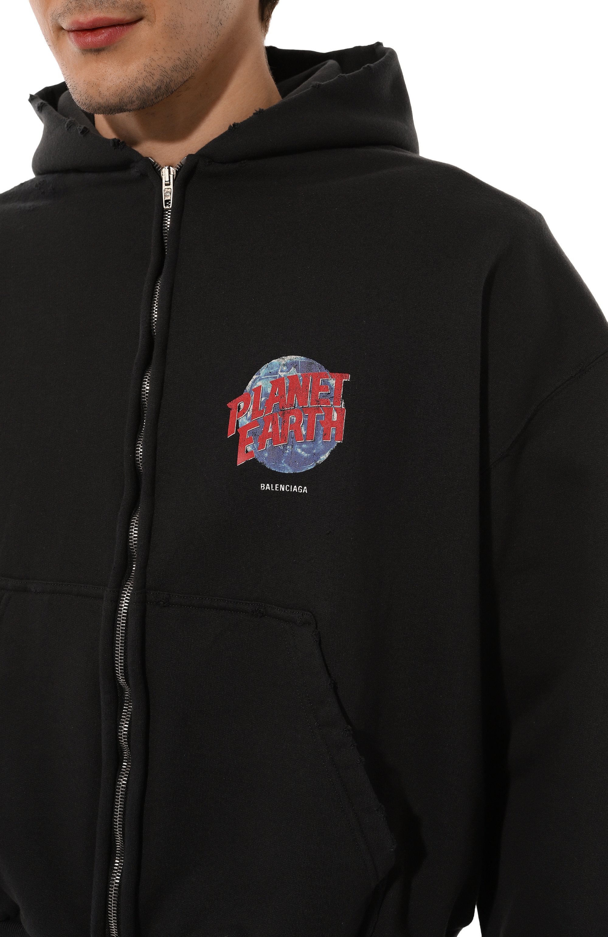 Хлопковая толстовка BALENCIAGA, арт. 803264/TRVD1, фото 5