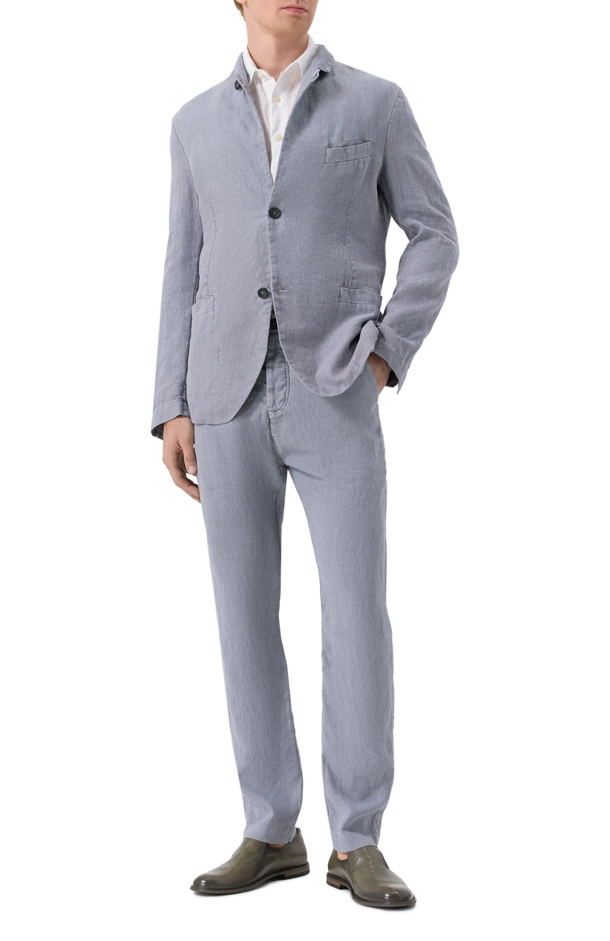 Льняные брюки HANNES ROETHER, арт. BAR21BE.PLUS.602/, фото 2