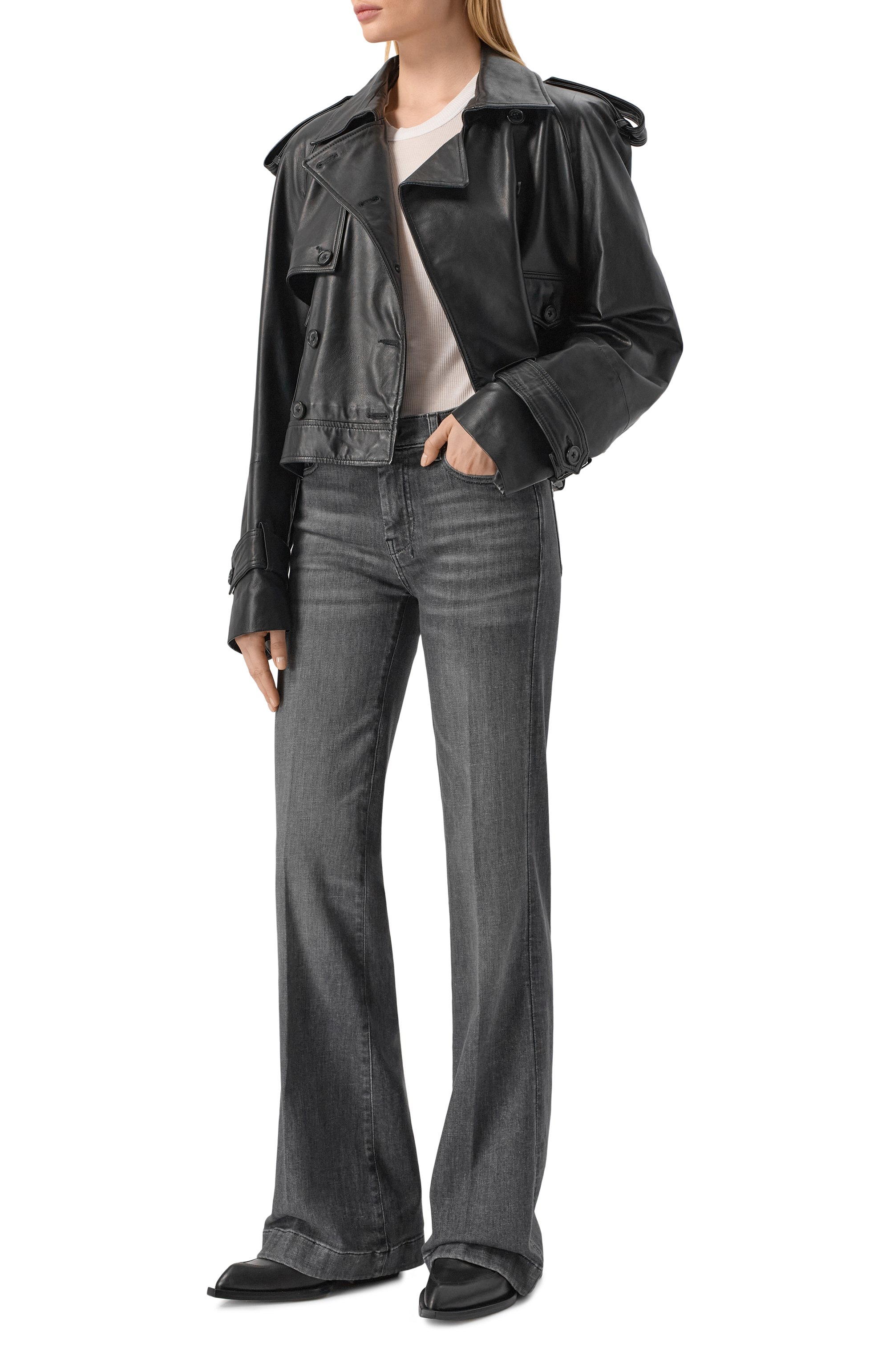 Джинсы с отделкой стразами dojo 7 FOR ALL MANKIND, арт. 7U30TU79/D0J0, фото 2