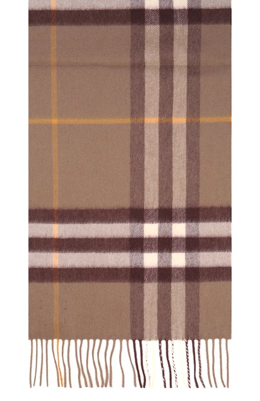 Кашемировый шарф Burberry 8112647 Коричневый  8112647 Фото 4
