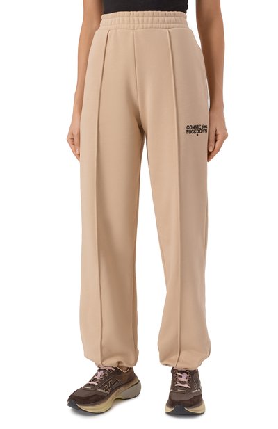 Хлопковые брюки COMME DES FUCKDOWN, арт. CFABW01374, фото 3