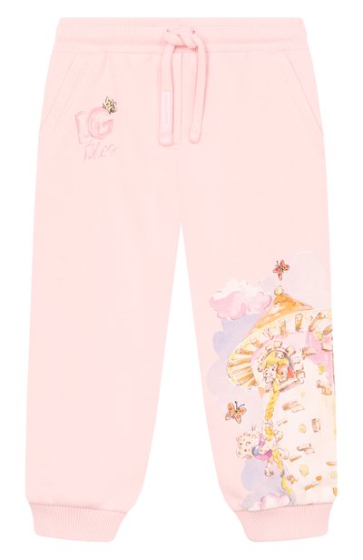 Хлопковые джоггеры DOLCE & GABBANA, арт. L2JPJ1/G7P8M