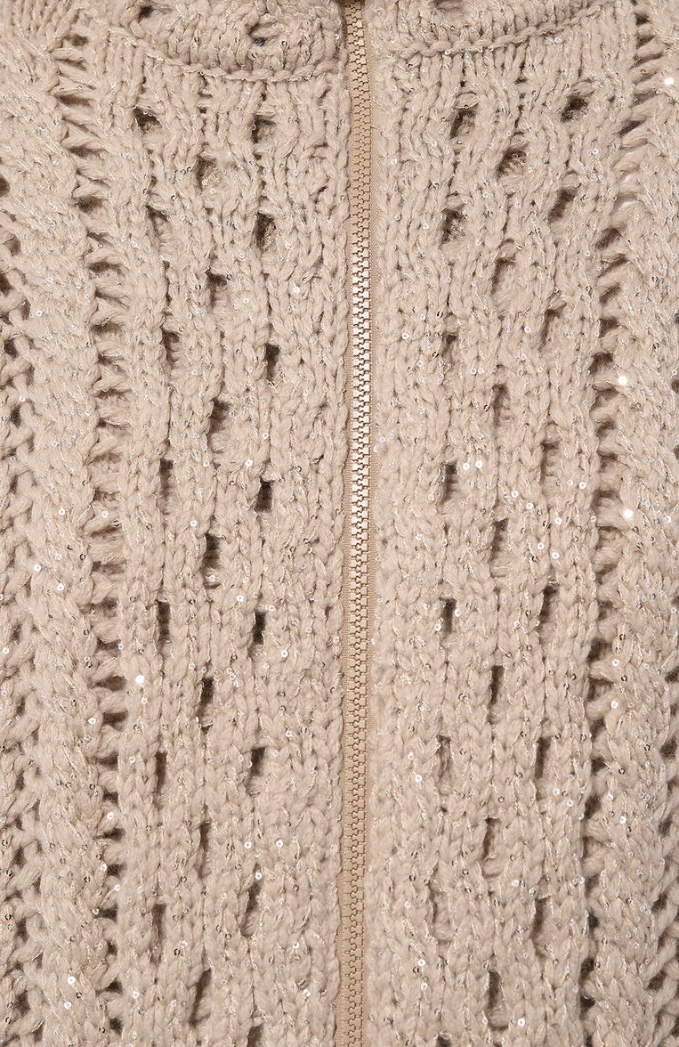 Кашемировый кардиган BRUNELLO CUCINELLI, арт. MPA361126, фото 5