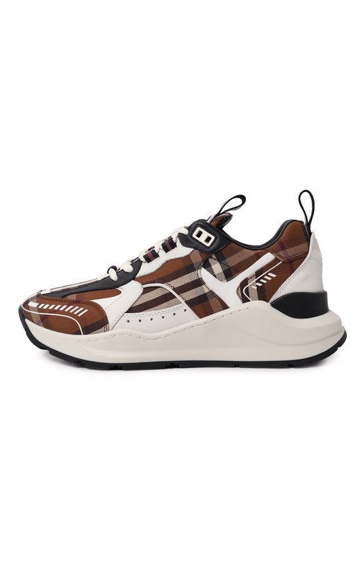 Комбинированные кроссовки Sean Burberry 8064245 Коричневый  8064245 Фото 4