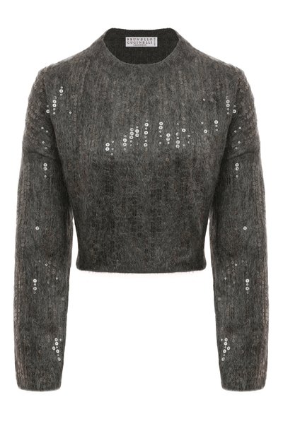 Женский свитер из шерсти и кашемира BRUNELLO CUCINELLI, арт. MBP143000