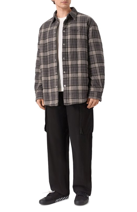 Текстильные кеды Vulcanized Undercut Off-White 0MIA2A2F25FAB0011001 Чёрный  0MIA2A2F25FAB0011001 Фото 2