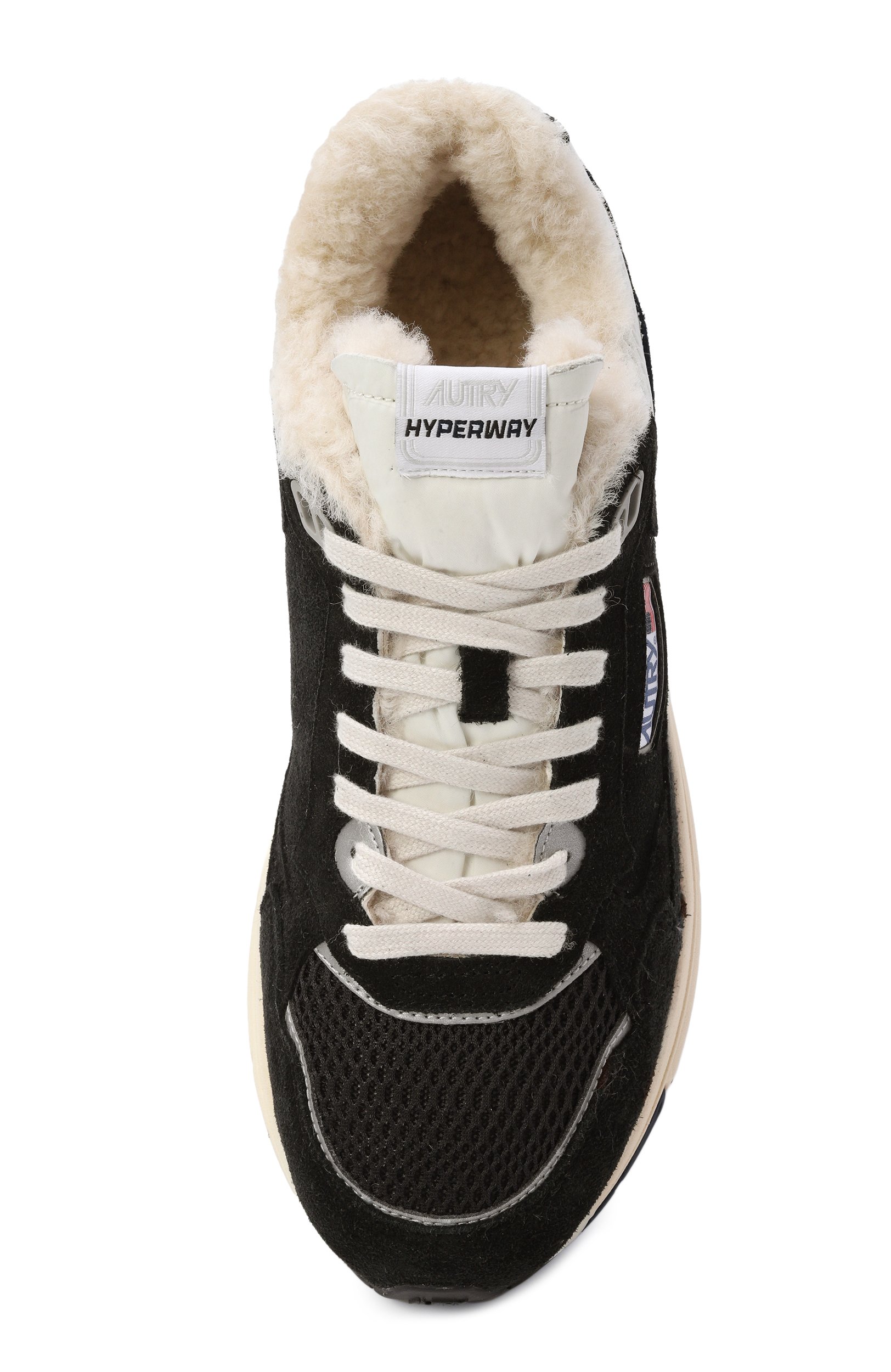 Кожаные кроссовки hyperway AUTRY черного цвета по цене 29550 руб., арт. A1UNHYXMUM23, фото 5 Кожаные кроссовки hyperway AUTRY, арт. A1UNHYXMUM23, фото 5
