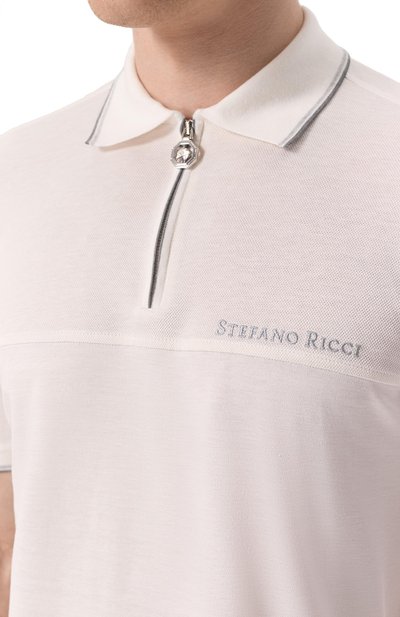 Поло из шелка и льна STEFANO RICCI, арт. K919053P31/T25102/68, фото 5