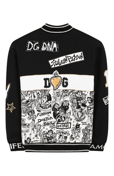 Хлопковый кардиган DOLCE & GABBANA, арт. L4JW5T/G7SEX/2-6, фото 2