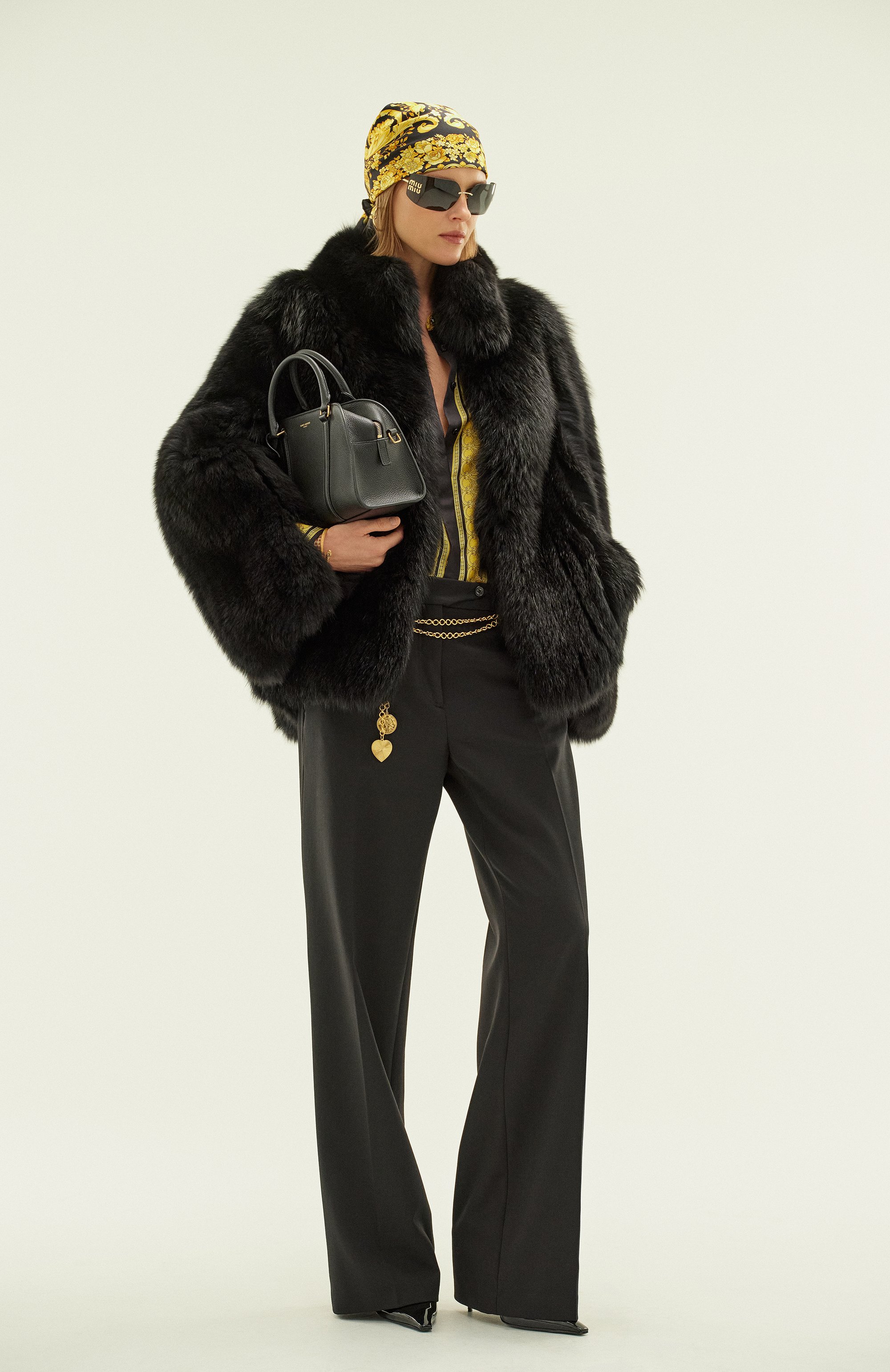 Шелковая блузка VERSACE, арт. 1001360/1A11528, фото 6