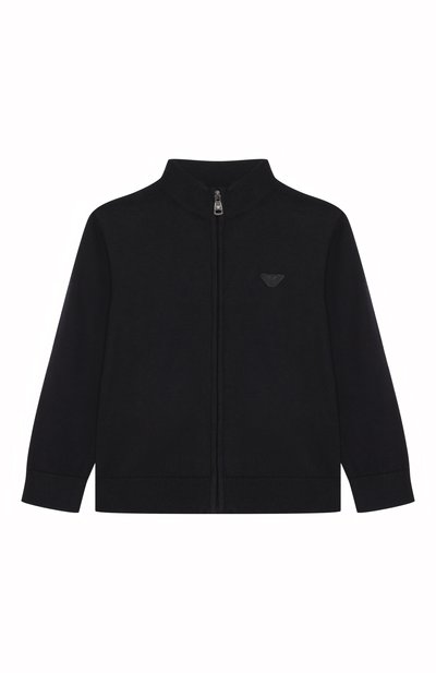 Кардиган из хлопка и шерсти EMPORIO ARMANI, арт. EB000439/AF15211