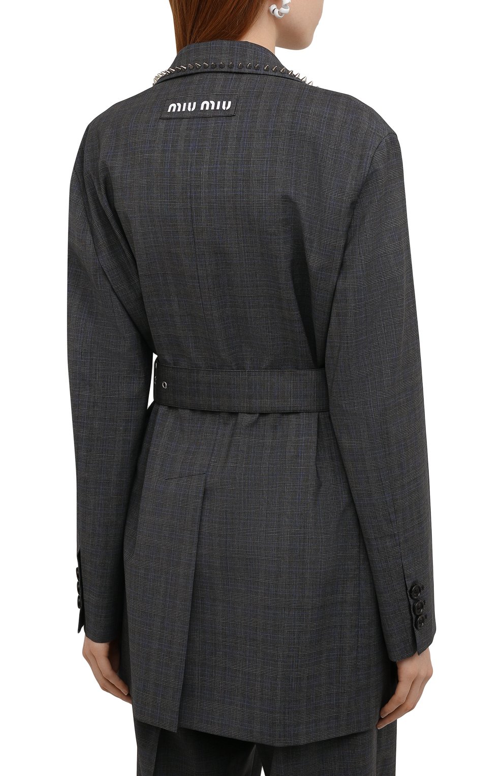 Шерстяной жакет MIU MIU, арт. MH1727-1ZV8-F0308, фото 4