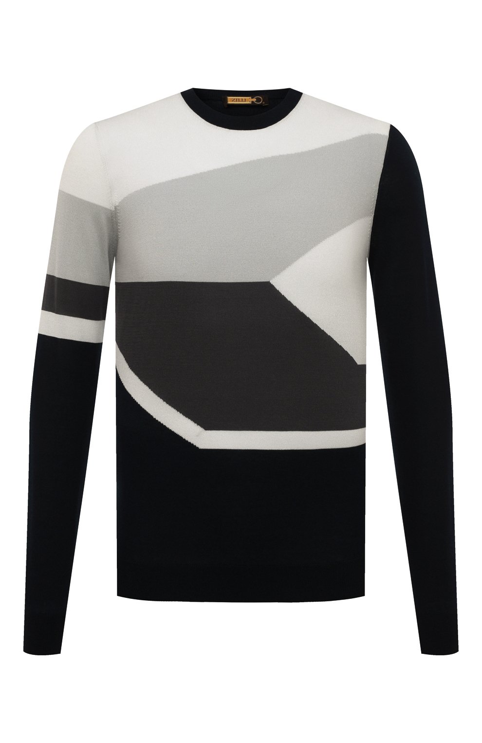 Джемпер из хлопка и шелка ZILLI, арт. MBX-RN050-CILI1/ML01, фото 1