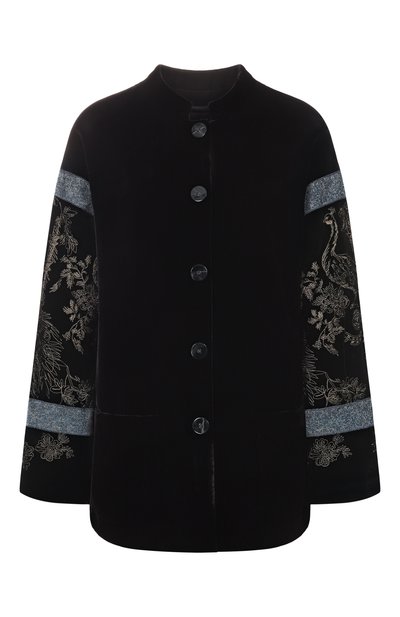 Женский бархатный жакет GIORGIO ARMANI, арт. GW001953/TE10831