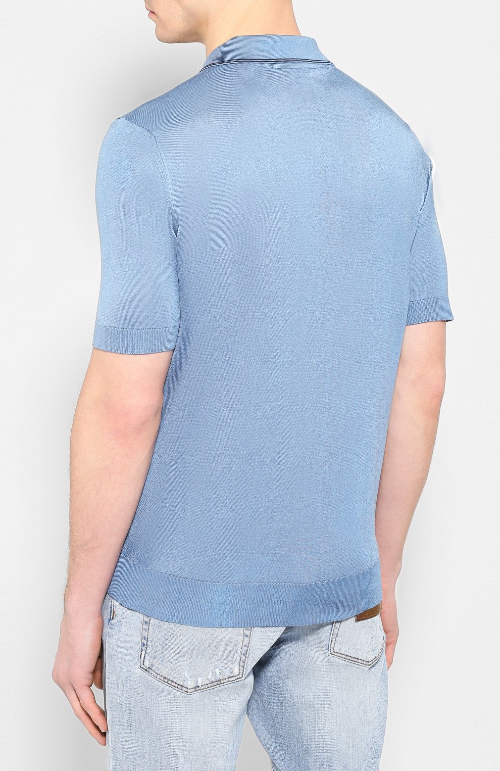 Шелковое поло ZILLI, арт. MBT-PB058-L0SA1/MC02, фото 4