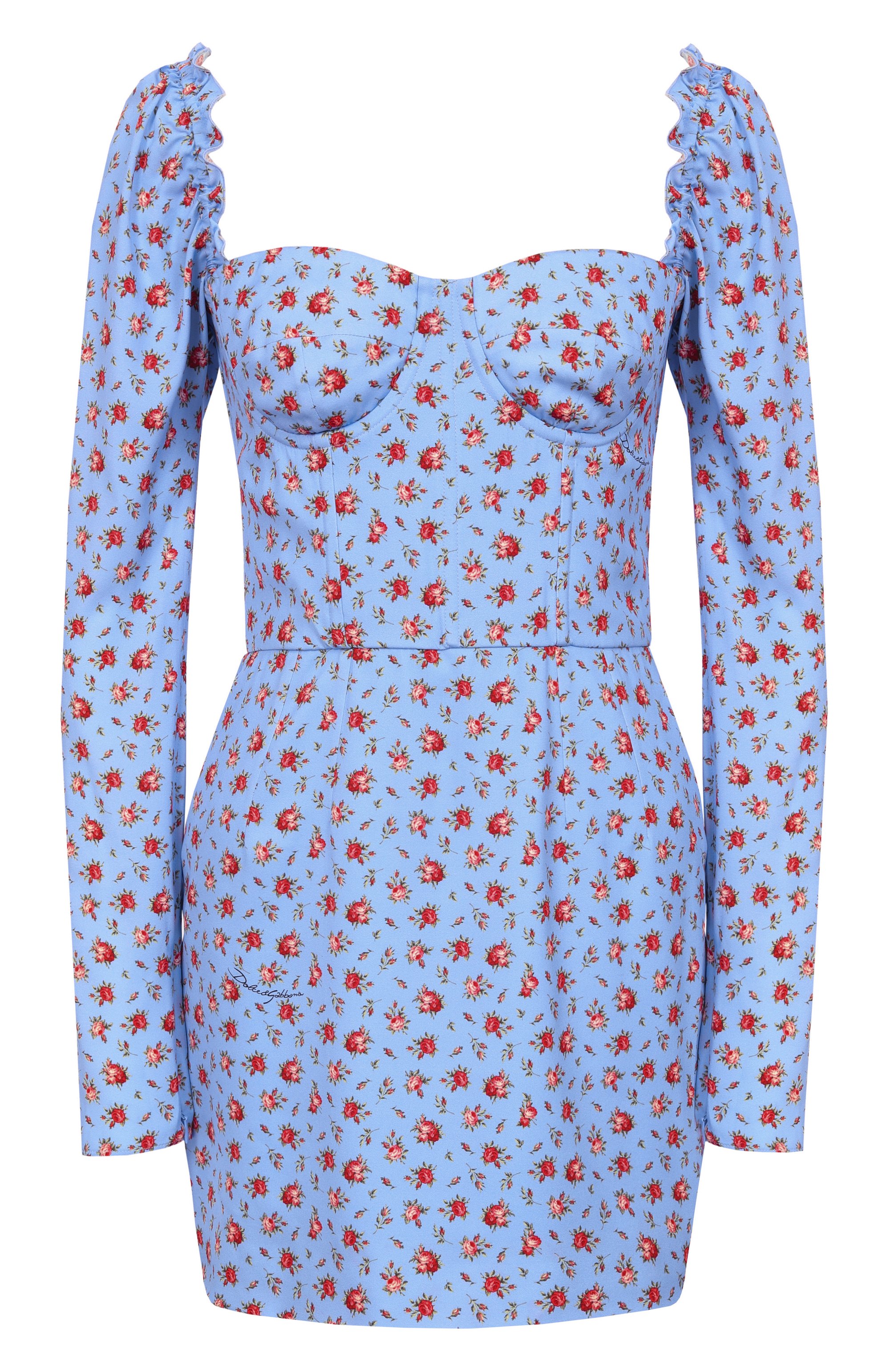 Шелковое платье DOLCE & GABBANA, арт. F60HVT/FSA79, фото 1