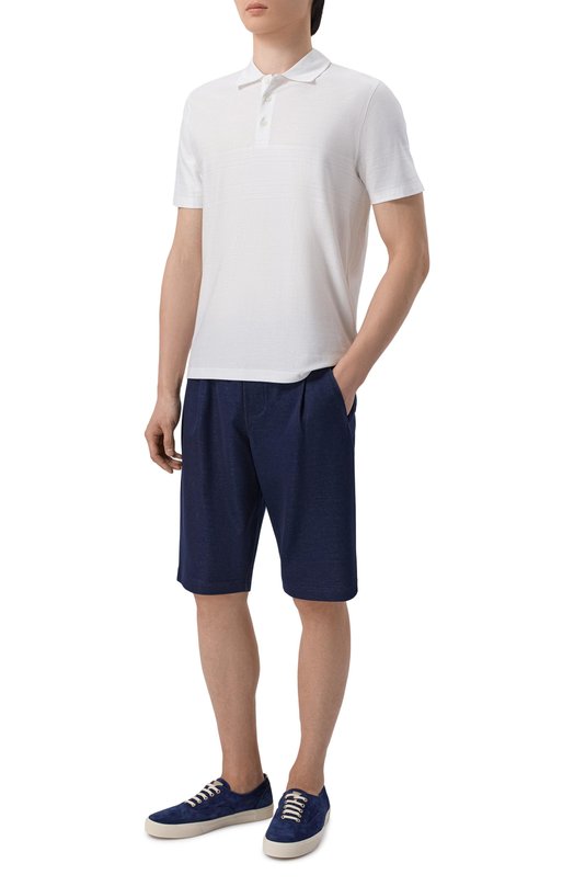 Хлопковые шорты Capobianco 20M753.BL00._001 Синий  20M753.BL00._001 Фото 2