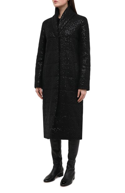 Стеганое пальто SEVEN LAB, арт. DCL19-01 black brilliant, фото 3