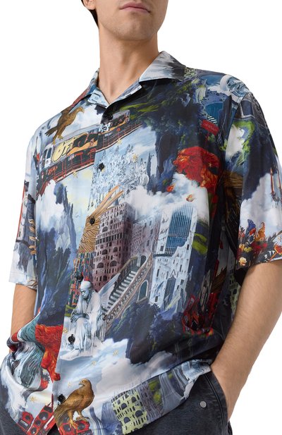 Рубашка из вискозы OFF-WHITE, арт. 0MGG01FF25FAB006, фото 5