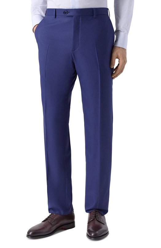 Шерстяной костюм Brioni RA00A0/01A4C Синий  RA00A0/01A4C Фото 4