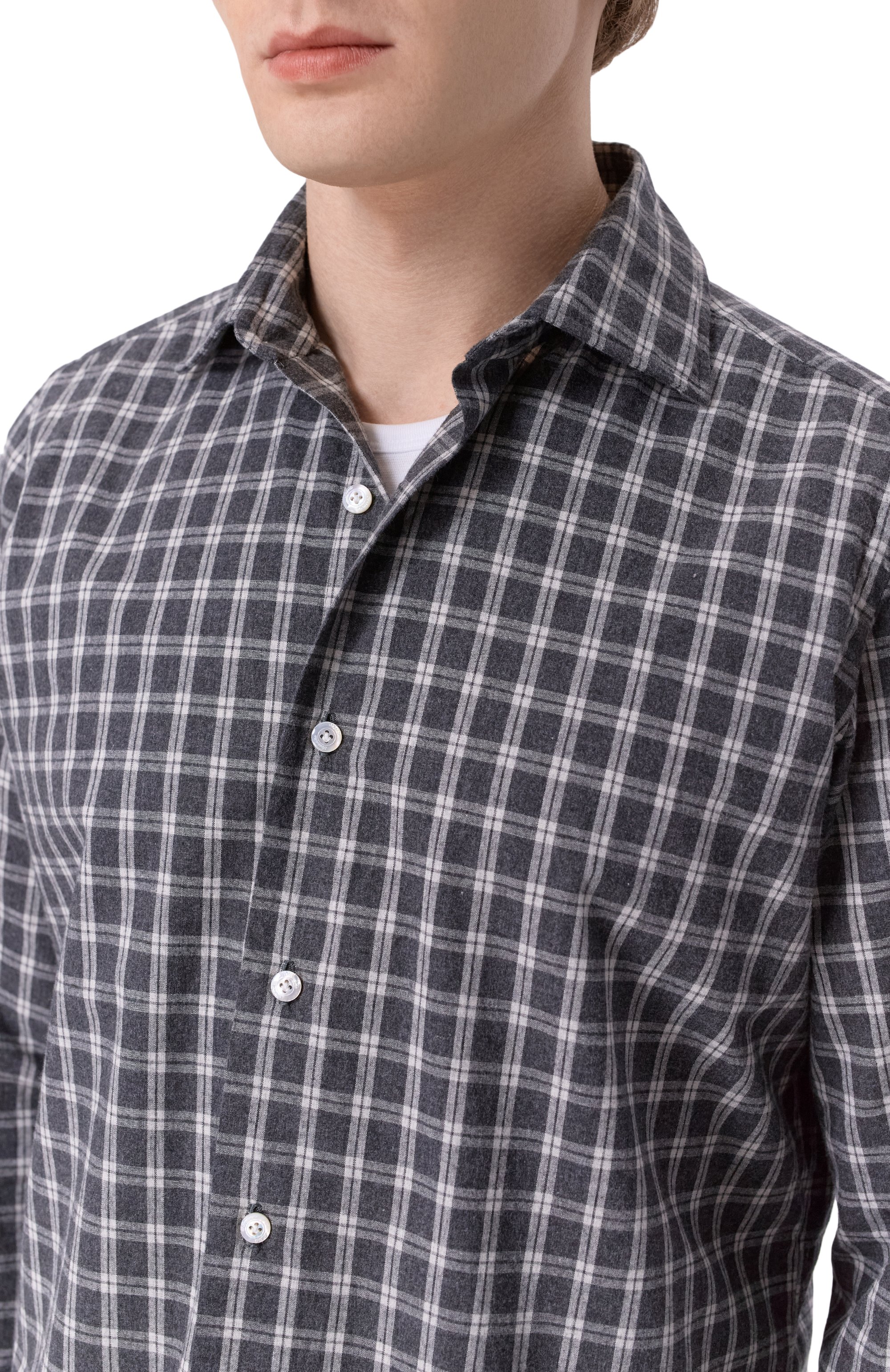 Хлопковая рубашка FINAMORE 1925, арт. NAP0LI/A5093, фото 5