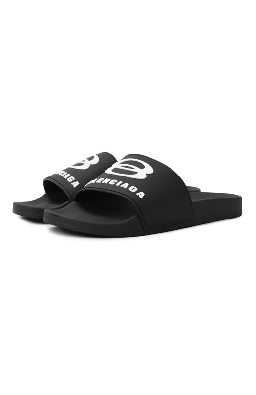 Шлепанцы Pool Balenciaga 689031/W1SA6 Чёрный 689031/W1SA6
