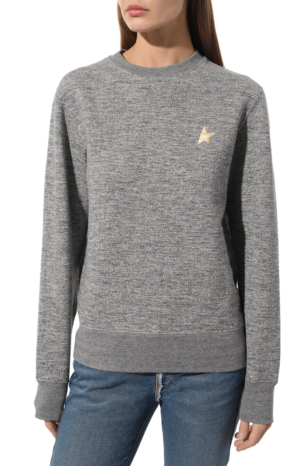 Хлопковый свитшот GOLDEN GOOSE DELUXE BRAND, арт. GWP01223/P00052260311, фото 3