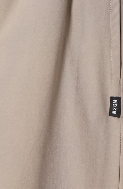 Хлопковые брюки MSGM KIDS, арт. S5MSJBPA016, фото 3