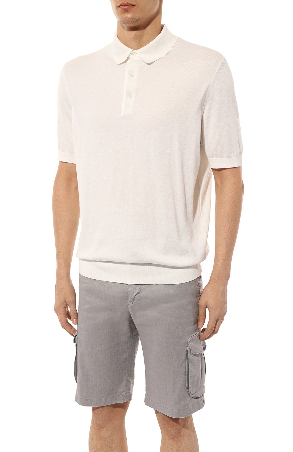 Хлопковое поло ZEGNA, арт. E8C90A7/C32, фото 3