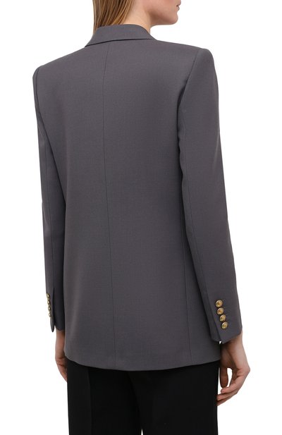 Шерстяной жакет SAINT LAURENT, арт. 648754/Y7B73, фото 4