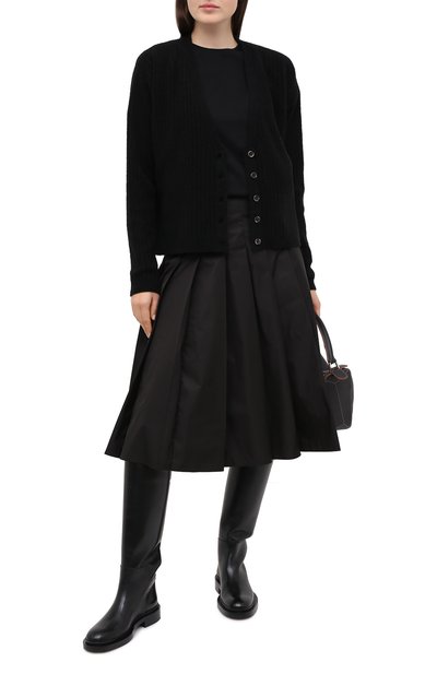 Юбка MONCLER черного цвета по цене 48200 руб., арт. F2-093-2D712-00-C0068, фото 2 Юбка MONCLER, арт. F2-093-2D712-00-C0068, фото 2