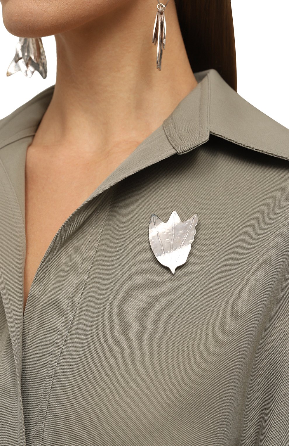 Брошь JIL SANDER, арт. J11VK0034 J12003/SILVER, фото 2
