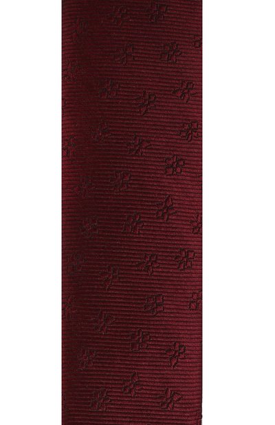 Шелковый галстук DOLCE & GABBANA бордового цвета по цене 23450 руб., арт. GT142E/G0JIG, фото 3 Шелковый галстук DOLCE & GABBANA, арт. GT142E/G0JIG, фото 3