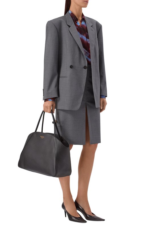 Сумка-тоут Prada 1BG510/2CYS Чёрный  1BG510/2CYS Фото 7