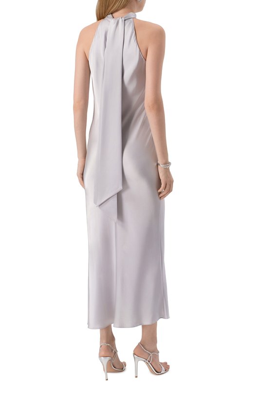 Атласное платье Noble&Brulee NB128/180825/01 Серый  NB128/180825/01 Фото 3